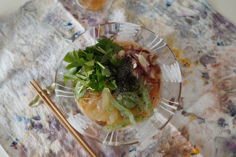 お刺身こんにゃくとお素麺