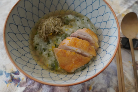 なずなのお粥　withグリルチキン