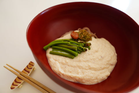 蕎麦とおぼろ豆腐のすり流し