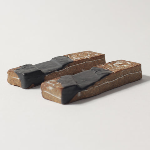 在花×Tetsurro Aoyama カトラリーレスト / BROWN x BLACK