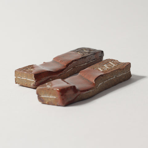 在花×Tetsurro Aoyama カトラリーレスト / BROWN x RED CLAY